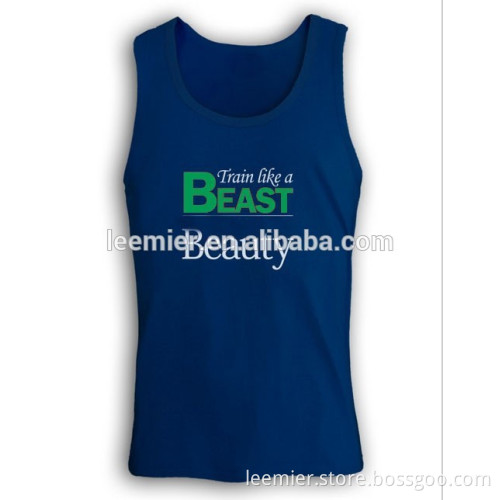 Custom full sublimation slim fit training vest